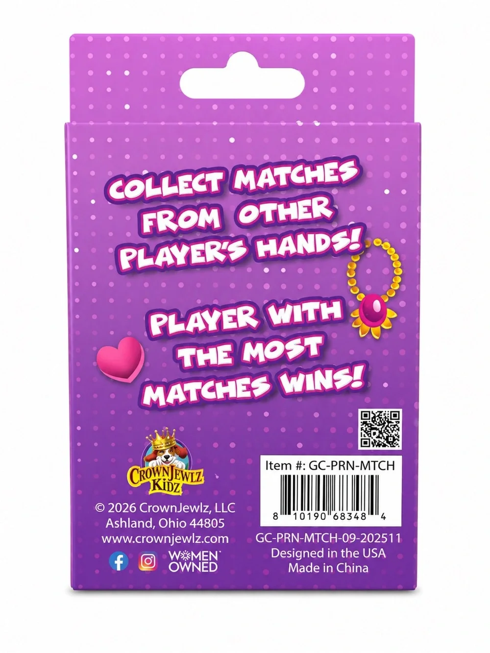 Princess Matching Pairs Card Game